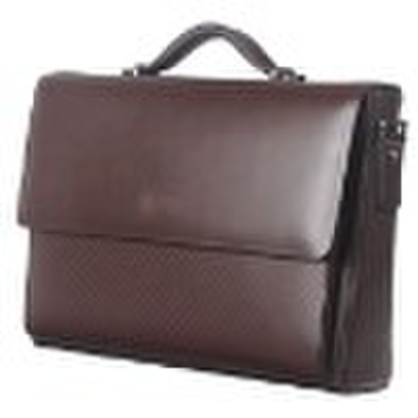 New design men's genuine leather writing portf