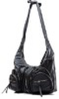 Ladies' Fashion double-pocket shoulder bag