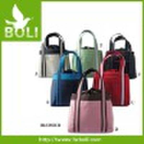 Bright-coloured cooler tote bag