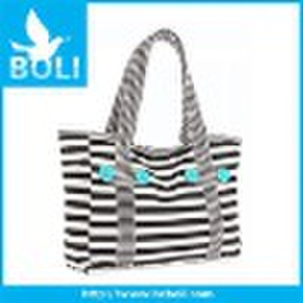 Canvas tote beach bag