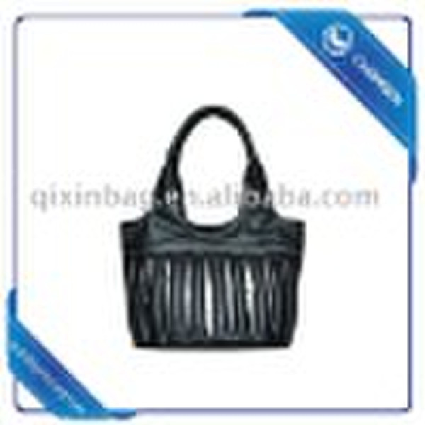 fashion wrinkle design PU shouder bag