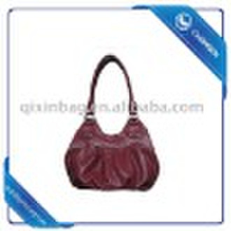 fashion wrinkle design PU shouder bag