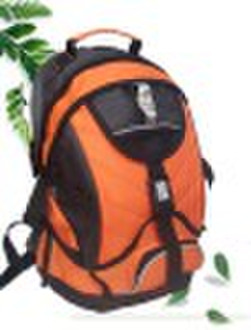 fashion orange  leisure backpack with 35L capacity