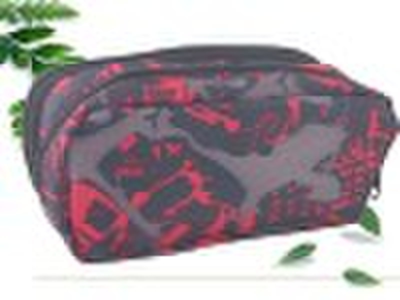 Double layer pencil case made of printing fabric