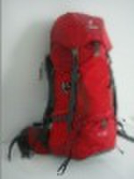 red  cheap high quality PU mountaineer bag