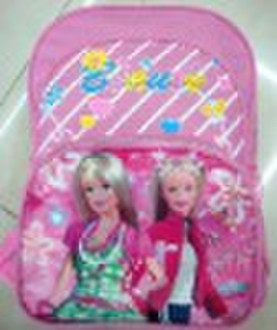 OEM 600D polyester pretty princess school bag