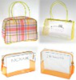 Transparent pvc cosmetic bag