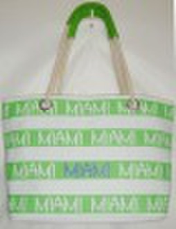 canvas beach bag