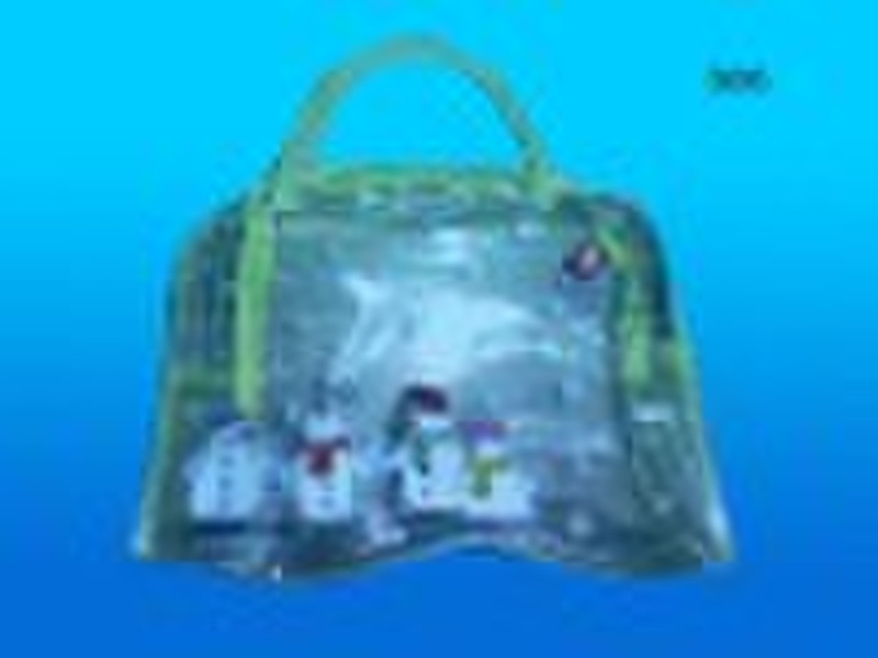 Transparent Druckkosmetiktasche, nichtgewebter Beutel e