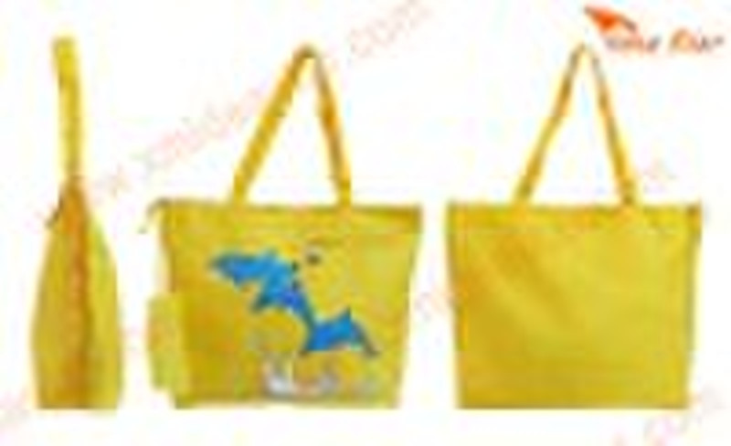 M2 polyester tote beach bag