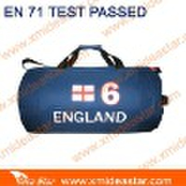 (S1)EN005  blue rounded travel bag