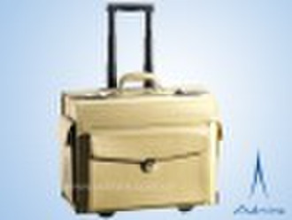 Deluxe Leder Pilotenkoffer / Flight Bag / Geschäfts Cata