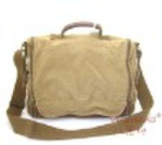 1212 khaki shoulder messenger bag, leisure tote ba