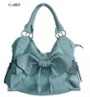 hot fashion pu flower ladies handbags popular in a