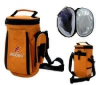 600D polyester with PVC lining cooler bag