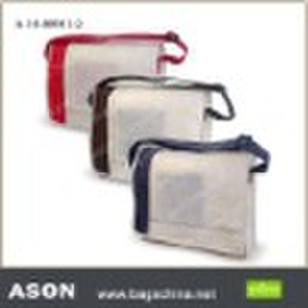 Jute nonwoven Laptop Messenger