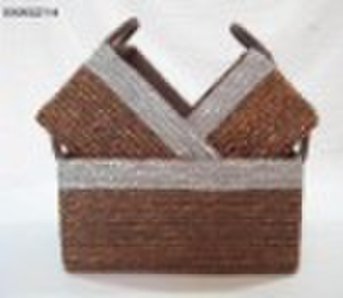 straw baskets