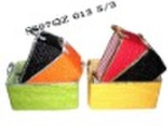 straw baskets