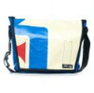 PVC tarpaulin shoulder bag