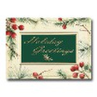 Holiday gift card