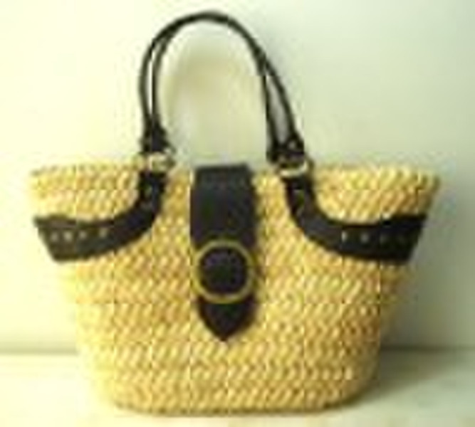 ladies corn husk fashion handbag2011