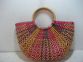 ladies corn husk fashion handbag2011