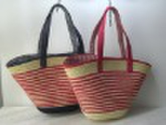 fashion love match wheat straw handbag