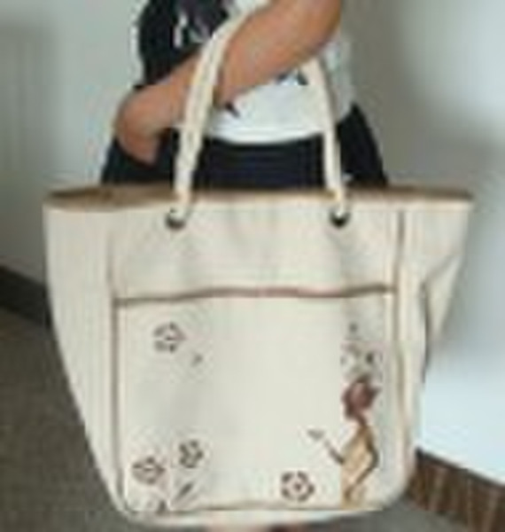 ladies' canvas handbag