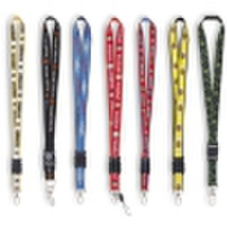 woven satin lanyard