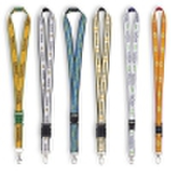 printed satin lanyard