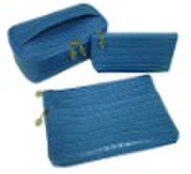 crocodile PVC cosmetic bag