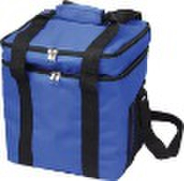 600D polyester two-layer lunch bag