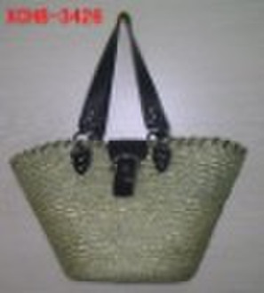 beach wheat straw bag