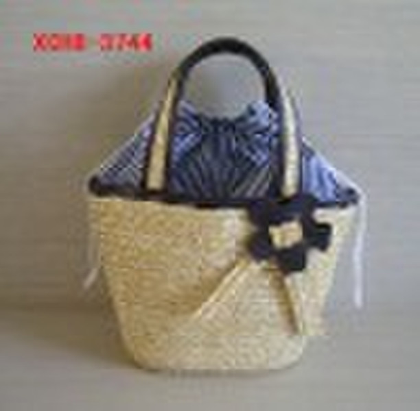 beach wheat straw bag