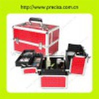 Black Nylon Cosmetic Beauty Box/ Case for Makeup -