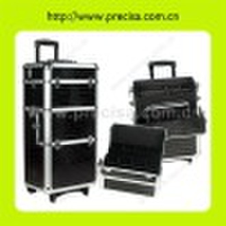 New PU Cosmetic Trolley Case