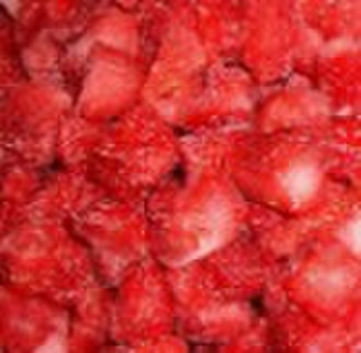 frozen strawberry dice