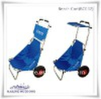 Folding Beach trolley with sunshade