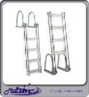 Flip-up Anodized  Aluminum Ladder for dock