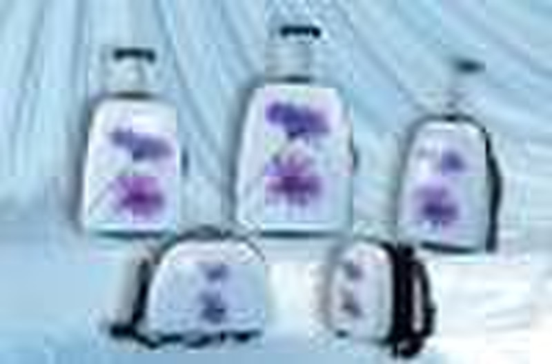 ABS Trolley Case and Weekender (Flower Printed)