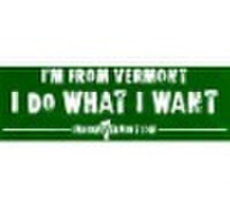 Bumper sticker