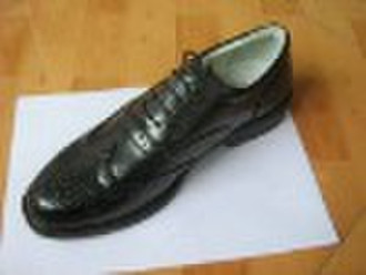 Herren Lederschuhe stock