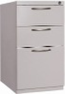 three drawer fixed pedestal