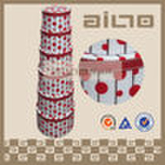 flock printing paper round gfit box