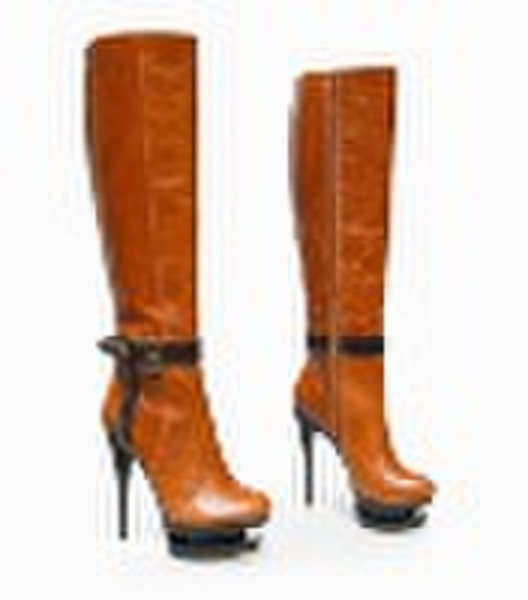 2011 Wholesale Fashion Ladies Sexy Heels Boots Kne