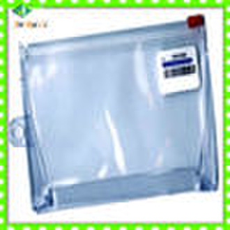 pp clear standing button file bag envelope bag