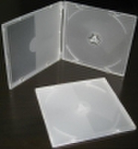 Square 5.2mm VCD Case (Single, Transparent)