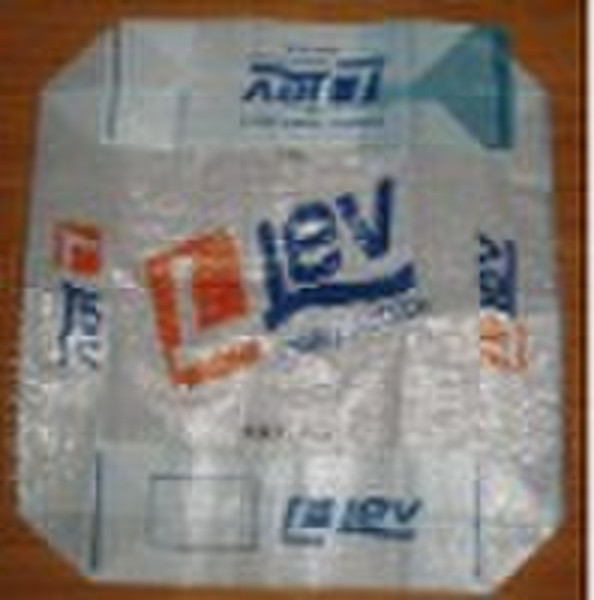 White new pp bag with valve packing bag