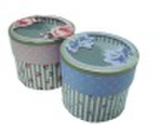 round candy packaging box with PVC window