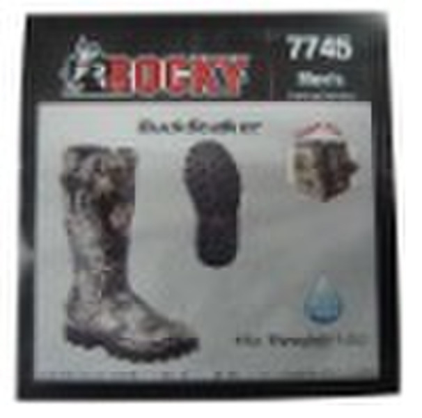 Rocky Box Shoe Photo Label